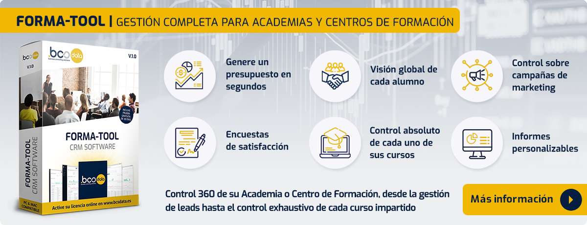 ERP gestion de centros de formacion