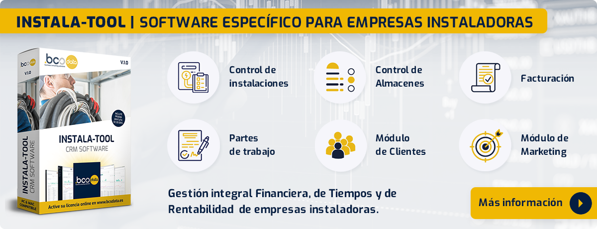 CRM de gestión de empresas instaladoras